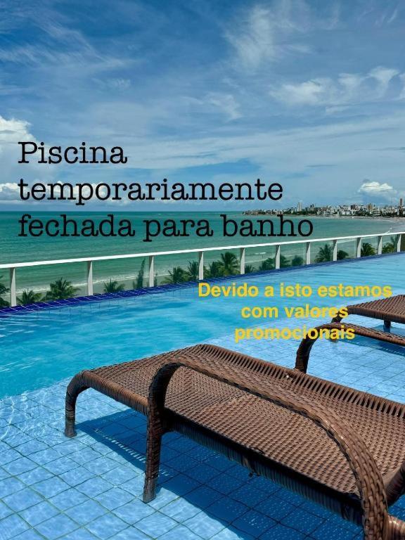 Ferienwohnung Flat 202 Com Vista Parcial Do Mar De Intermares Cabedelo Exterior foto